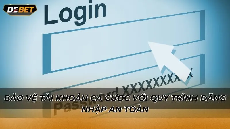 Bảo vệ tài khoản cá cược với quy trình đăng nhập an toàn